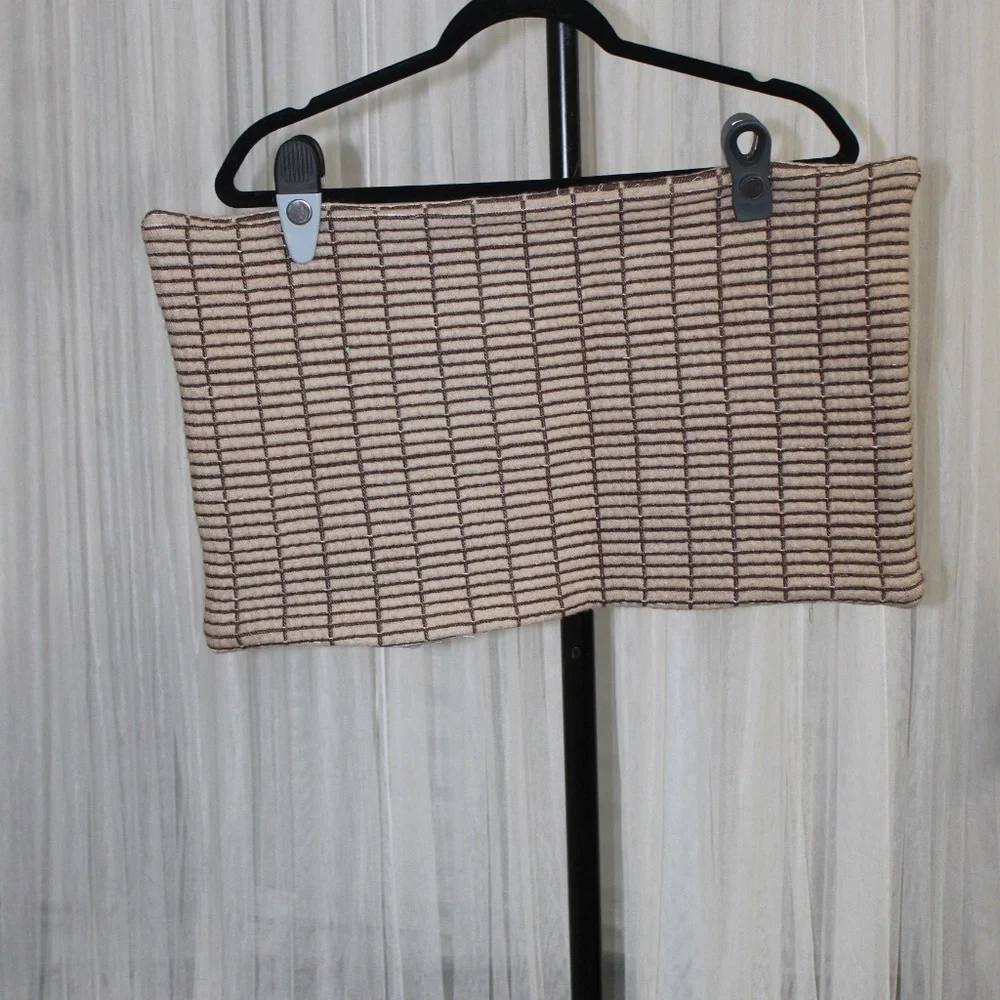 Williams Sonoma Tonal Grid Pillow Cover. Sz. 12